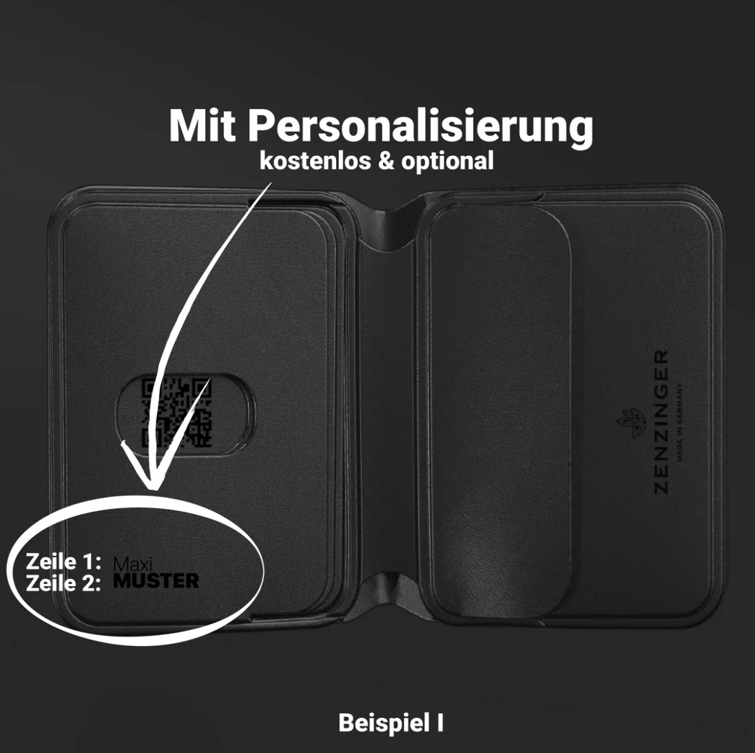 Gipfelsoul Wallet Medium für bis zu 9 Karten und Bargeld und Münzen.....