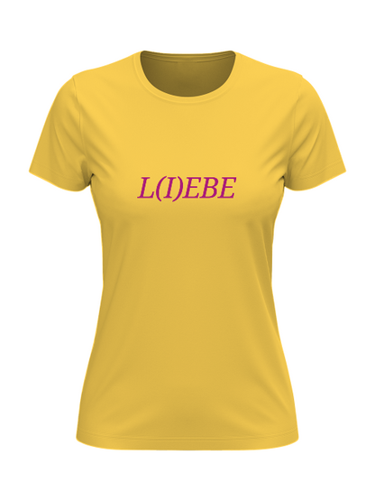 T-Shirt Damen L I E B E