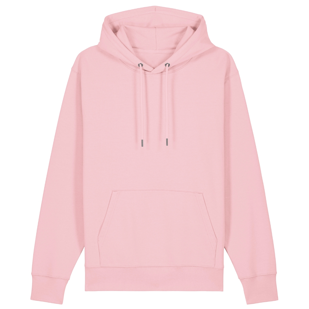 Wie wundervoll bist Du denn bitte ? Hoodie Bio Baumwolle - Cotton Pink