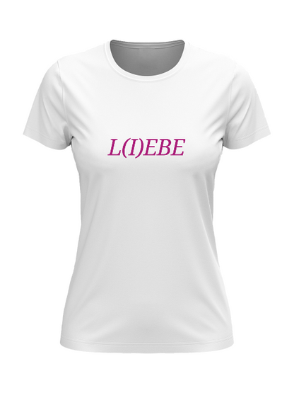 T-Shirt Damen L I E B E
