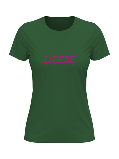 T-Shirt Damen L I E B E