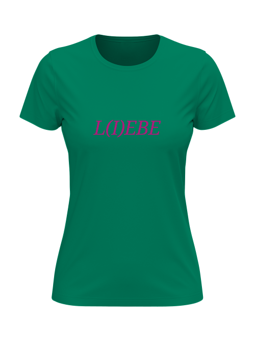 T-Shirt Damen L I E B E