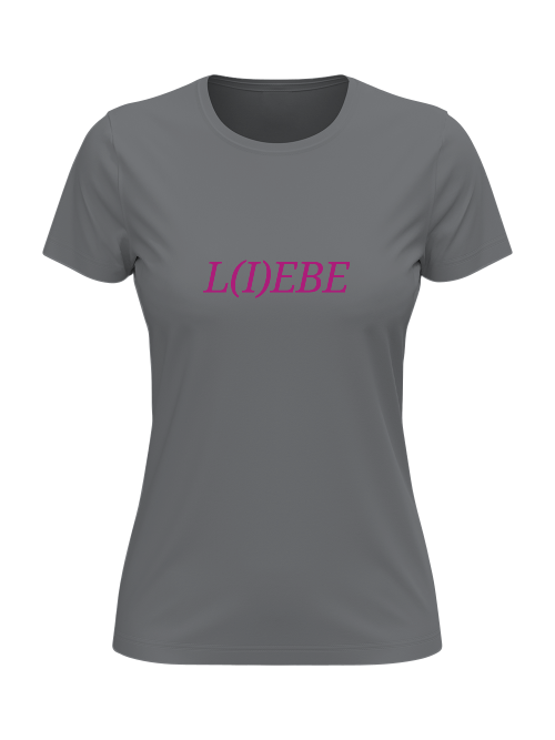 T-Shirt Damen L I E B E