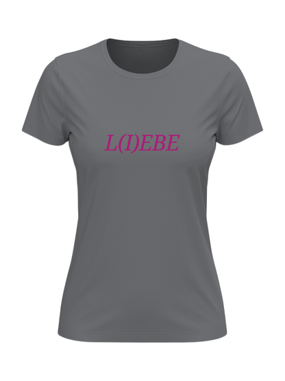 T-Shirt Damen L I E B E