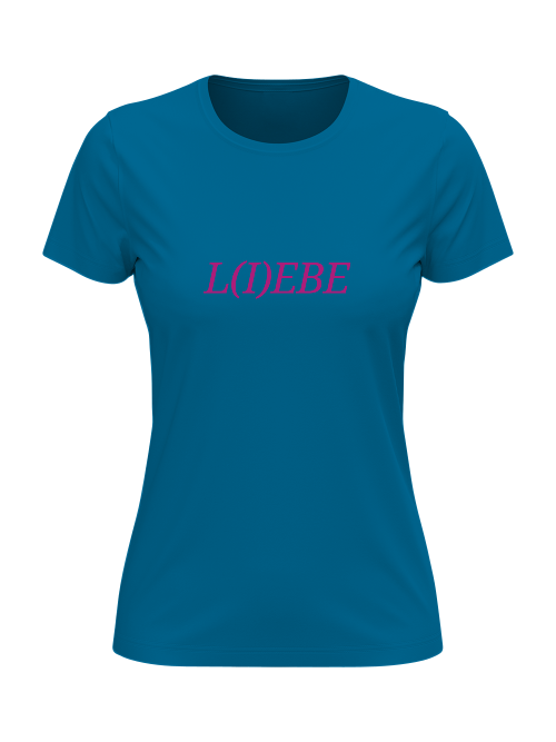 T-Shirt Damen L I E B E
