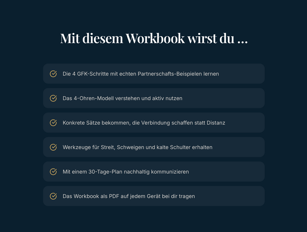 Die Kunst gehört zu werden - Vom Konflikt zur Verbindung in der Partnerschaft