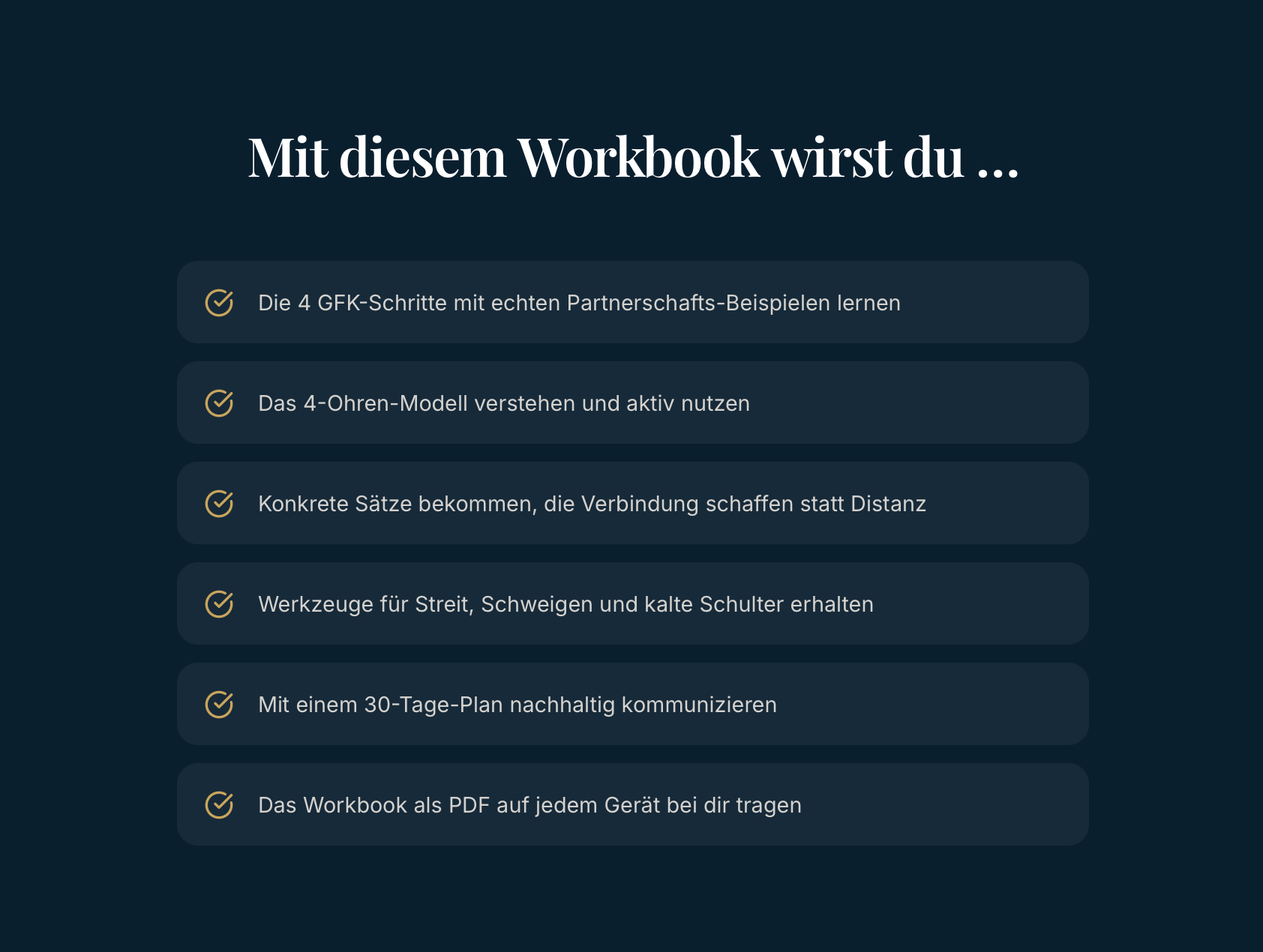Die Kunst gehört zu werden - Vom Konflikt zur Verbindung in der Partnerschaft