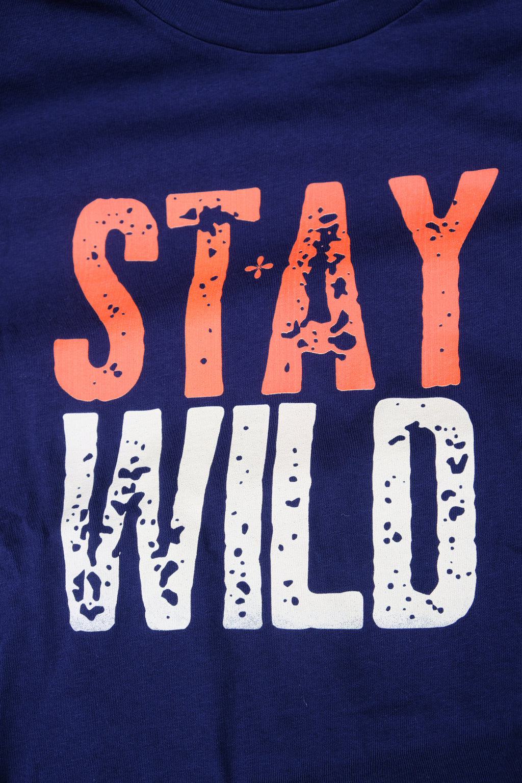 T-Shirt Stay Wild 100 % Baumwolle
