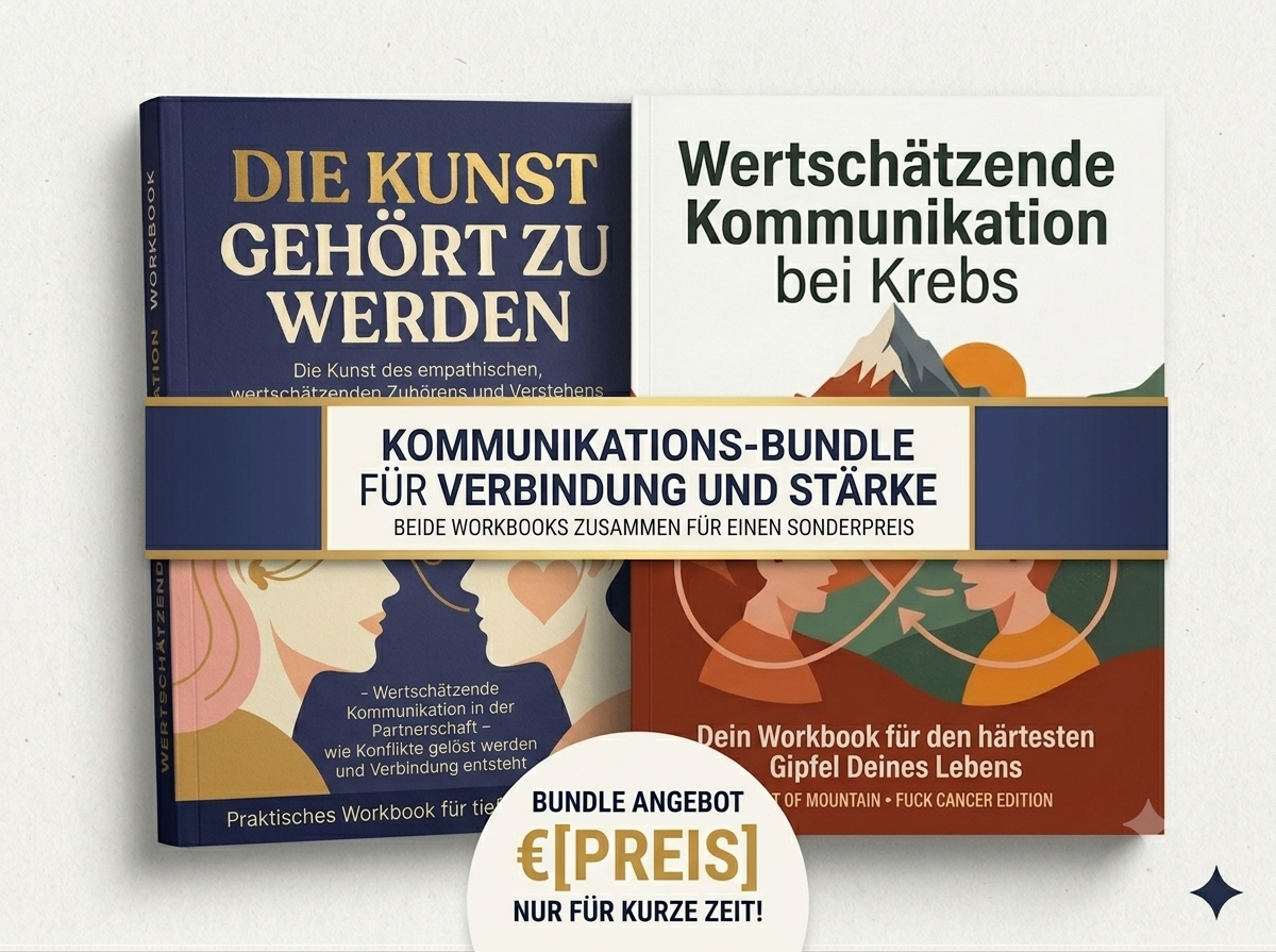 E Book Bundle "Die Kunst gehört zu werden" und "Kommunikation bei Krebs"