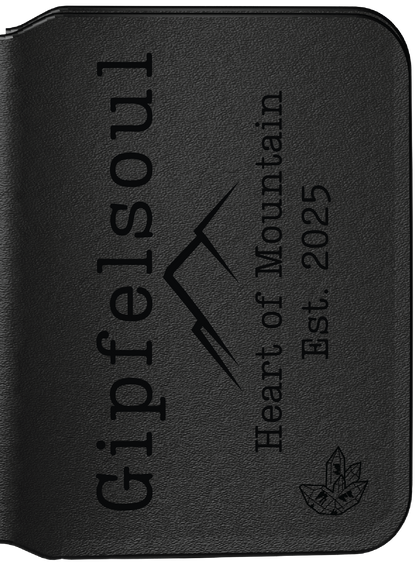 Gipfelsoul Wallet Medium für bis zu 9 Karten und Bargeld und Münzen.....