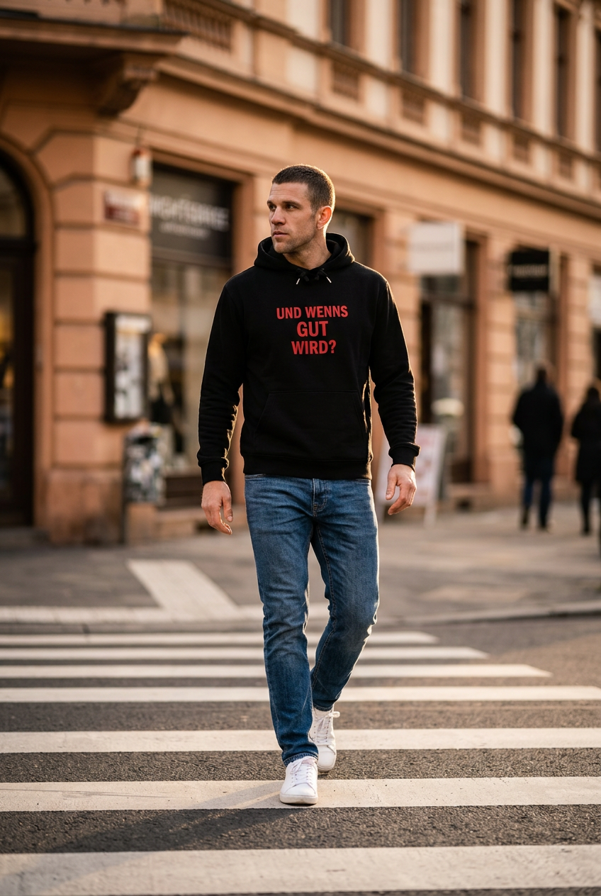 Hoodie Premium "und wenns gut wird?"