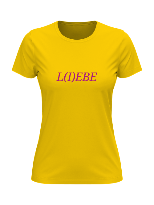 T-Shirt Damen L I E B E