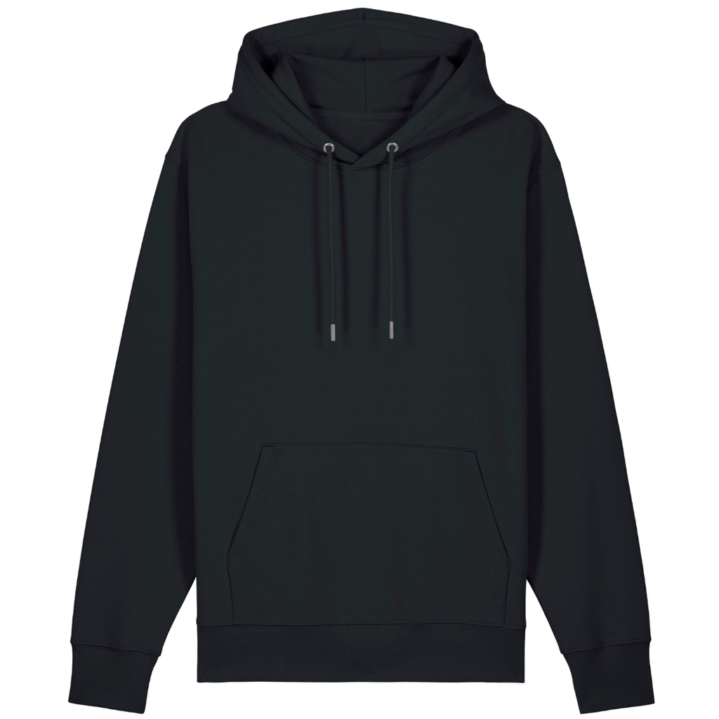 Wie wundervoll bist Du denn bitte? Hoodie Biobaumwolle - Black