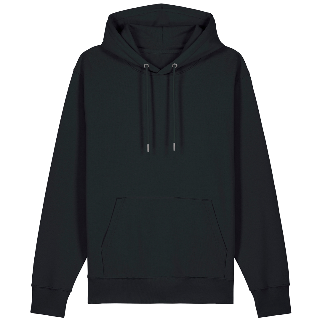 Wie wundervoll bist Du denn bitte? Hoodie Biobaumwolle - Black