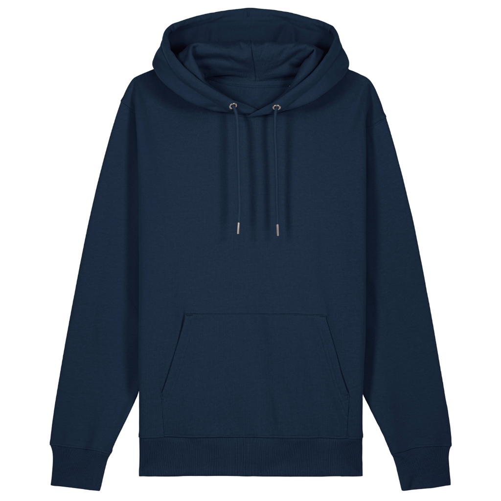 Wie wundervoll bist Du denn bitte? Hoodie Biobaumwolle - French Navy