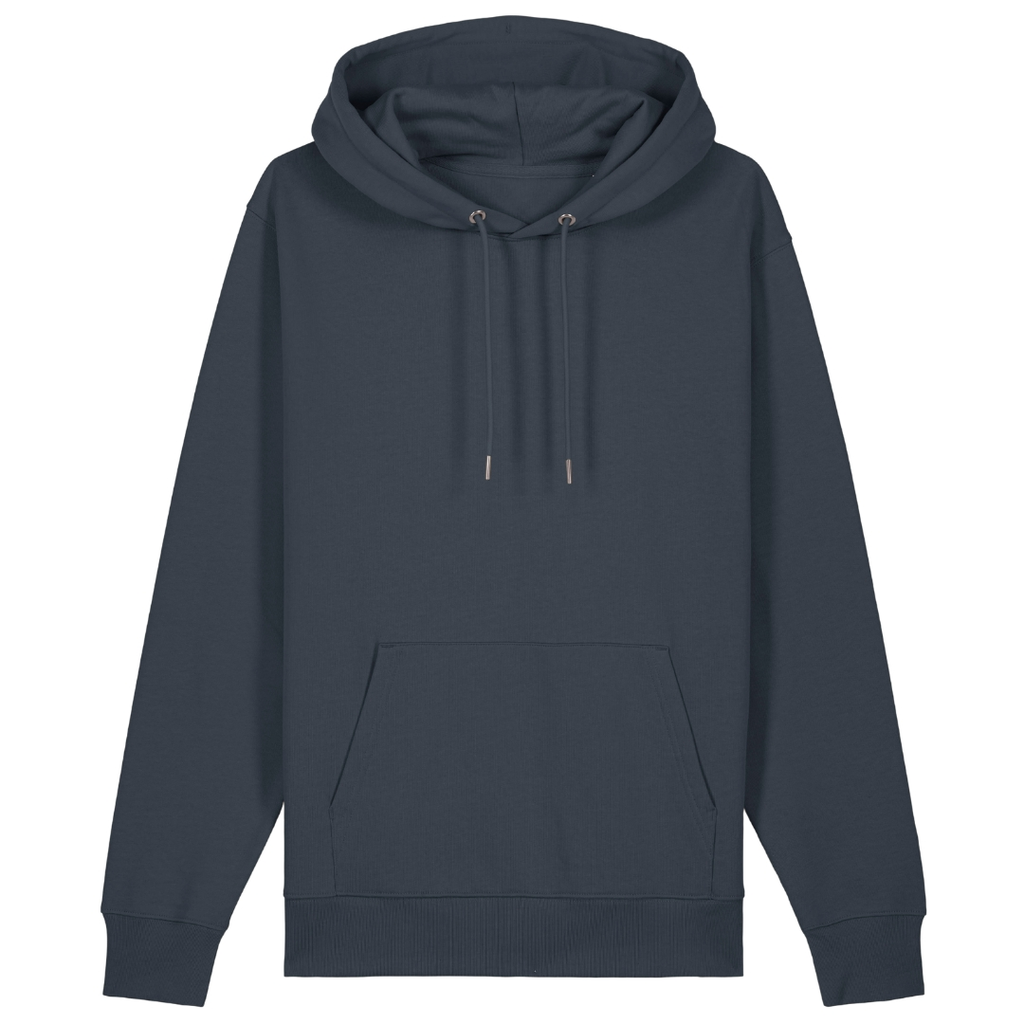 Wie wundervoll bist Du denn bitte? Hoodie Biobaumwolle - India Ink Grey