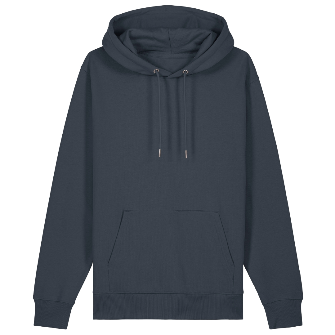 Wie wundervoll bist Du denn bitte? Hoodie Biobaumwolle - India Ink Grey