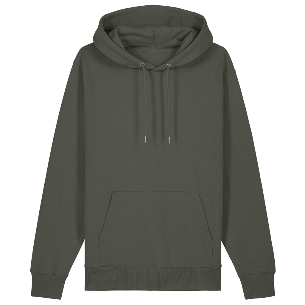 Wie wundervoll bist Du denn bitte? Hoodie Biobaumwolle - Khaki