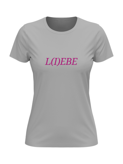 T-Shirt Damen L I E B E